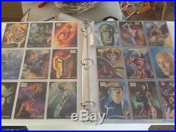 MARVEL MASTERPIECES 1996 Complete base set of 100 cards Tough to find