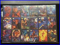 MARVEL MASTERPIECE 1994 Complete Set. 140/140 Cards + Holo & Power Blast Cards