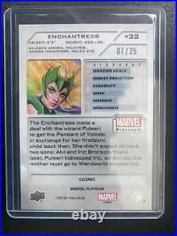 MARVEL Platinum ENCHANTRESS Cosmic /25 Upper Deck