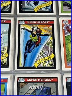 MARVEL Series 1 1990 Impel Trading Cards Complete 162 Base Set Pack Fresh NM/M
