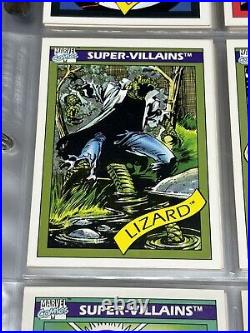 MARVEL Series 1 1990 Impel Trading Cards Complete 162 Base Set Pack Fresh NM/M