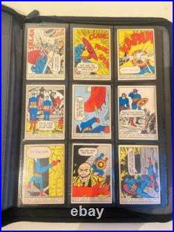 MARVEL comics 1966 Donruss trading cards, complete set of 66 MARVEL comics 1966 Donruss trading cards, complete set of 66
