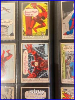 MARVEL comics 1966 Donruss trading cards, complete set of 66 MARVEL comics 1966 Donruss trading cards, complete set of 66