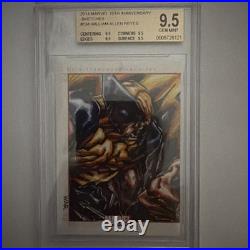 MATCHING MARVEL SKETCH CARD PAIR BGS 9.5 GEM MINT Wolverine & Daken 75th Anv