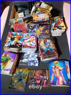 Marvel 1994-95 HUGE 380+ TRADING CARD LOT! UNIVERSE! FLAIR! METAL! EMPTY PACKS