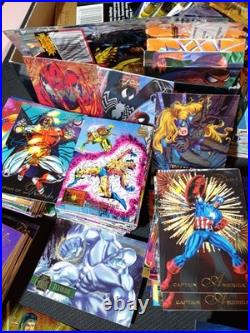 Marvel 1994-95 HUGE 380+ TRADING CARD LOT! UNIVERSE! FLAIR! METAL! EMPTY PACKS