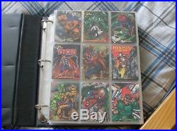 Marvel 1994 Flair Full 150 Card Base set & 18 Card Powerblast (Rare)