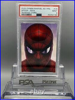 Marvel 2020 Panini 80 Years Spider-Man #C6 Card PSA 9