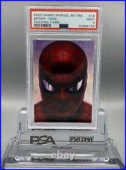 Marvel 2020 Panini 80 Years Spider-Man #C6 Card PSA 9