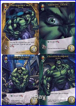 Marvel 3D Legendary 95-Card Playable Set 5x14 Hero 2x10 Henchman 5 Bystander