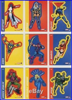 Marvel 75th Anniversary Master Set 1- Binder Promo Sapphire X-Men Sticker Sketch