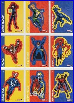 Marvel 75th Anniversary Master Set 2- Binder Sapphire X-Men Sticker Case Topper