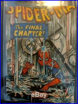 Marvel 75th Anniversary Sketch Spiderman The Final Chapter Cover
