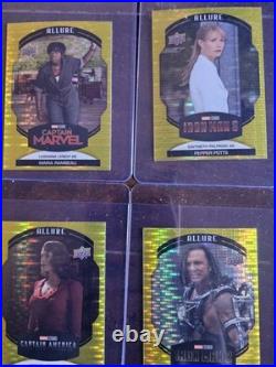 Marvel Allure Upper Deck Non-Sport Trading Card Lot 11 Cards Captain Marvel Iro
