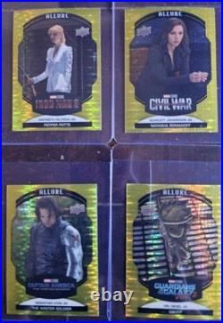 Marvel Allure Upper Deck Non-Sport Trading Card Lot 11 Cards Captain Marvel Iro