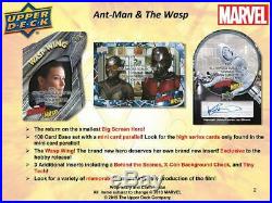 Marvel Ant-man & The Wasp Hobby 16-box Case (upper Deck 2018)