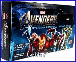 Marvel Avengers Assemble Trading Card Box