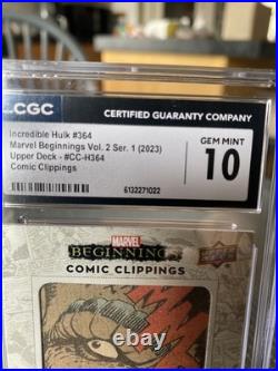 Marvel Beginnings Hulk #364 Comic Clipping /50