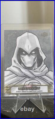 Marvel Beginnings Volume 1 Moon Knight Sketch Card 1/1 Jeffery Benitez Marvel Beginnings Volume 1 Moon Knight Sketch Card 1/1 Jeffery Benitez