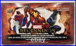 Marvel Beginnings Volume 2 Series 1 Trading Cards Hobby Box (Upper Deck 2021)