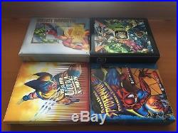 Marvel Binder Collector Album Lot 95 Fleer Ultra X-Men Spider-Man Metal Flair