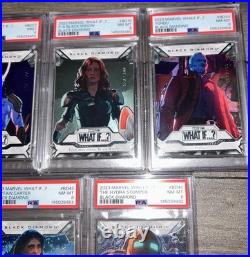 Marvel Black Diamond 2023 What IF /199 PSA graded 8-9 Mint Comic Trading cards
