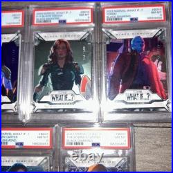 Marvel Black Diamond 2023 What IF /199 PSA graded 8-9 Mint Comic Trading cards