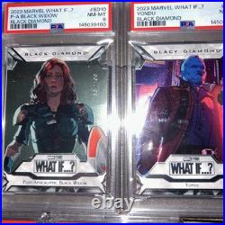 Marvel Black Diamond 2023 What IF /199 PSA graded 8-9 Mint Comic Trading cards