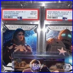 Marvel Black Diamond 2023 What IF /199 PSA graded 8-9 Mint Comic Trading cards