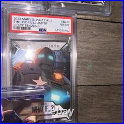 Marvel Black Diamond 2023 What IF /199 PSA graded 8-9 Mint Comic Trading cards