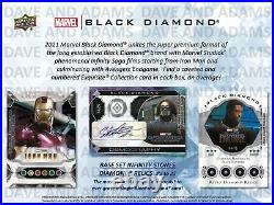 Marvel Black Diamond Trading Cards Hobby 5-box Case (upper Deck 2021)