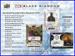 Marvel Black Diamond Trading Cards Hobby 5-box Case (upper Deck 2021)