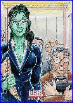Marvel Bronze Age Sketch Card by Eric McConnell of She-Hulk