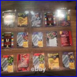 Marvel Card Big Lot Of Cards 1994 1995 Metal Flair- Parallels Silvers
