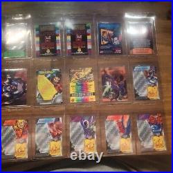 Marvel Card Big Lot Of Cards 1994 1995 Metal Flair- Parallels Silvers