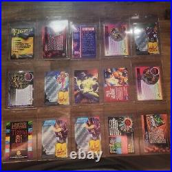 Marvel Card Big Lot Of Cards 1994 1995 Metal Flair- Parallels Silvers