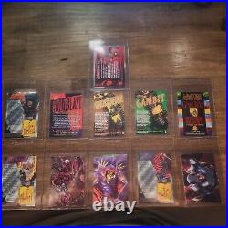 Marvel Card Big Lot Of Cards 1994 1995 Metal Flair- Parallels Silvers