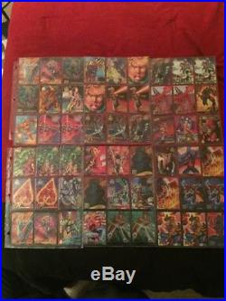 Marvel Card Lot 270 Cards! 95' Flair Marvel Annual, Marvel Universe, Masterpiece