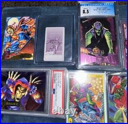 Marvel Cards 1/1 Plate Hobgoblin Green Goblin PSA CGC Metal Retro Marvel Cards Marvel Cards 1/1 Plate Hobgoblin Green Goblin PSA CGC Metal Retro Marvel Cards