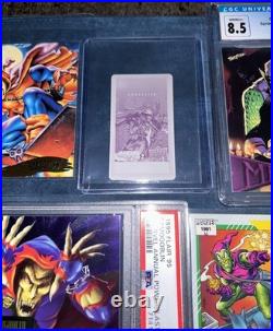Marvel Cards 1/1 Plate Hobgoblin Green Goblin PSA CGC Metal Retro Marvel Cards Marvel Cards 1/1 Plate Hobgoblin Green Goblin PSA CGC Metal Retro Marvel Cards