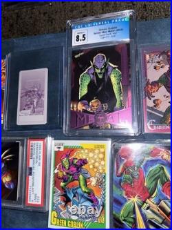Marvel Cards 1/1 Plate Hobgoblin Green Goblin PSA CGC Metal Retro Marvel Cards Marvel Cards 1/1 Plate Hobgoblin Green Goblin PSA CGC Metal Retro Marvel Cards