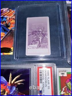 Marvel Cards 1/1 Plate Hobgoblin Green Goblin PSA CGC Metal Retro Marvel Cards Marvel Cards 1/1 Plate Hobgoblin Green Goblin PSA CGC Metal Retro Marvel Cards