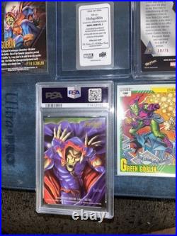 Marvel Cards 1/1 Plate Hobgoblin Green Goblin PSA CGC Metal Retro Marvel Cards Marvel Cards 1/1 Plate Hobgoblin Green Goblin PSA CGC Metal Retro Marvel Cards