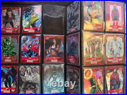 Marvel Cards Binder Lot, Annual, Cosmos, Studios Base Parallels Inserts (540+)