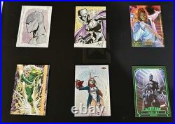 Marvel Cards Lot! Featuring 2 Sketches! READ DESCRIPTION FOR CARDS