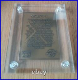 Marvel Classic X-men Bronze Limited Edition Encased Trading Card 1996-rare