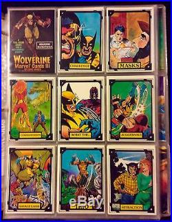 Marvel Comic Cards Sets Ten Full Sets (Marvel Heroes, X-Men And More)