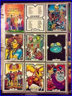 Marvel Comic Cards Sets Ten Full Sets (Marvel Heroes, X-Men And More)