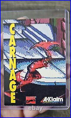 Marvel Comics 1994 Acclaim Akklaim Maximum Carnage Trading Cards 1 7 NM RARE