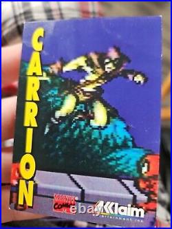 Marvel Comics 1994 Acclaim Akklaim Maximum Carnage Trading Cards 1 7 NM RARE